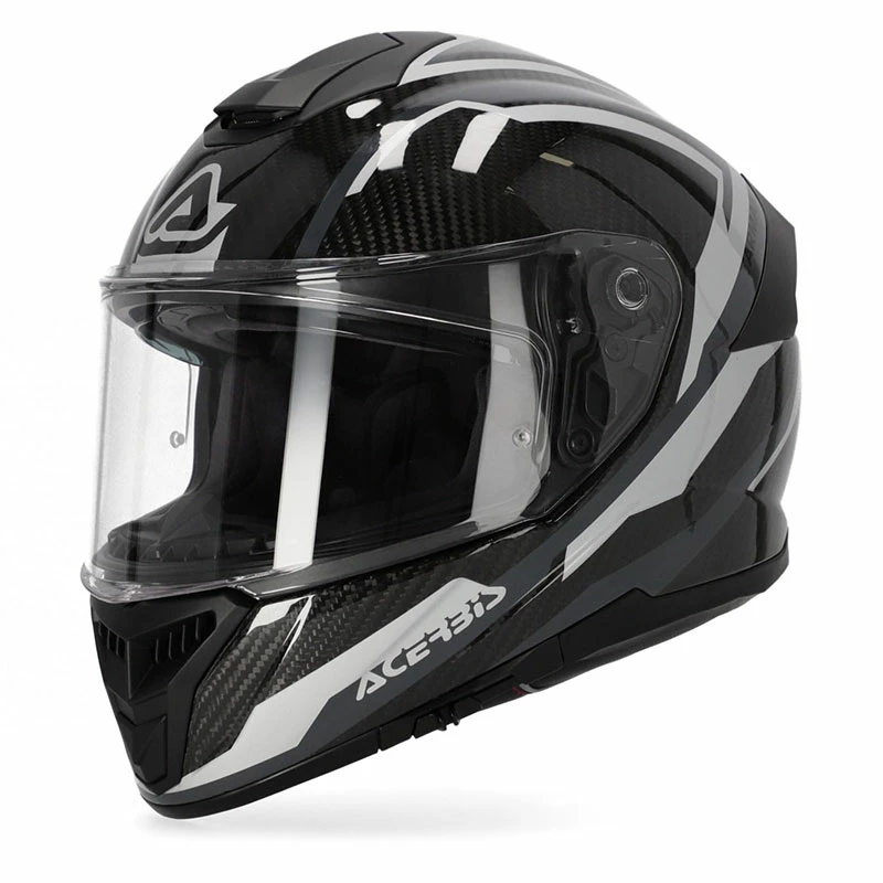 Discount 😍 Fiber Acerbis Tarmak Carbon Helmet Black Grey 🎉