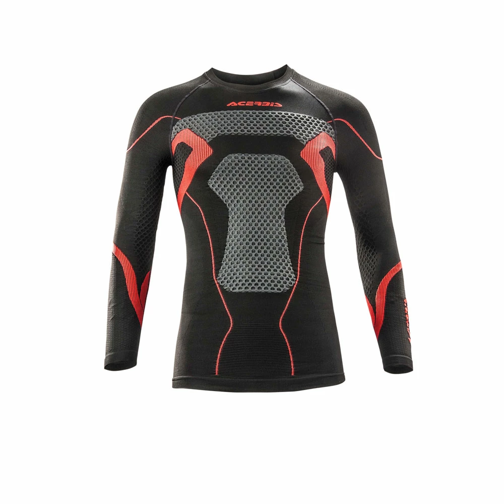 New 😀 Top Acerbis X-body Winter Black Red Jersey Underwear 😉 - Image 2