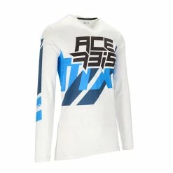 Best Pirce 🛒 Acerbis X-flex Three Jersey White Blue 🔥