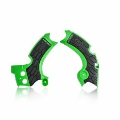 Outlet ✔️ Others Acerbis X-grip Frame Protectors Green Black Kawasaki Kxf 250 2017 🛒