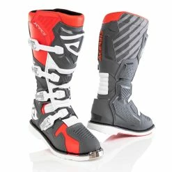Cheapest 🎁 Offroad Acerbis X Race 🥾 Boots Red Grey ⌛