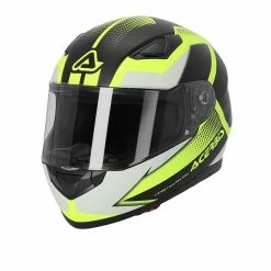 Outlet ⌛ Plastic Acerbis X-street Fs-816 Helmet Black Yellow Fluo 🌟