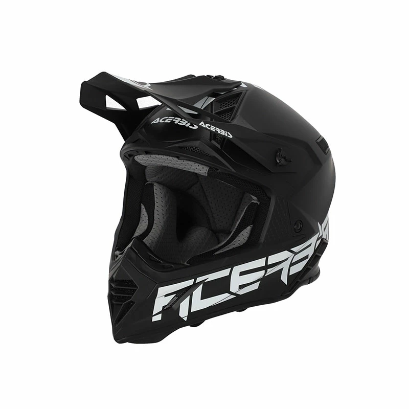 New ⌛ Fiber Acerbis X-track 2206 Helmet Black 2 🎁