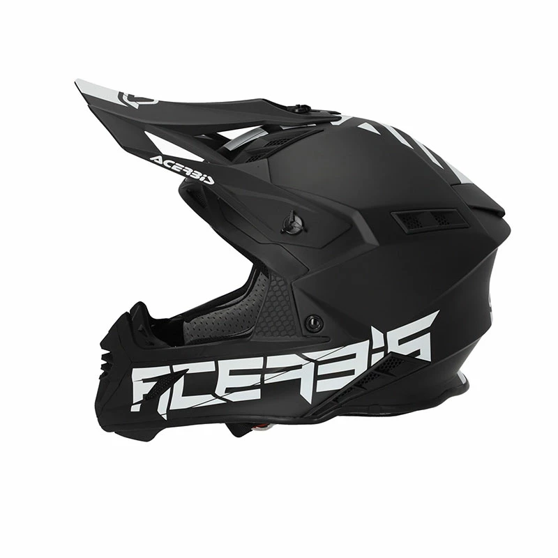 New ⌛ Fiber Acerbis X-track 2206 Helmet Black 2 🎁 - Image 3