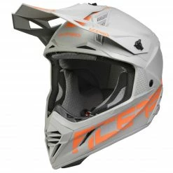 Promo 👍 Fiber Acerbis X-track Helmet Grey ✨