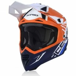 Discount 🧨 Fiber Acerbis X Track Vtr Helmet Orange Blue ⭐