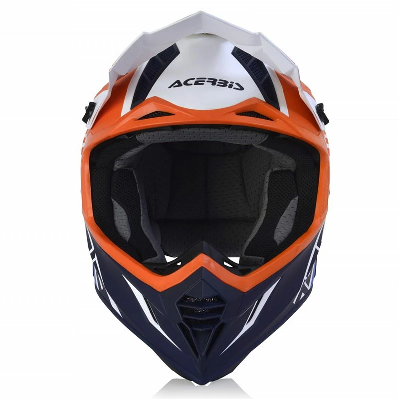 Discount ๐งจ Fiber Acerbis X Track Vtr Helmet Orange Blue โญ - Image 2