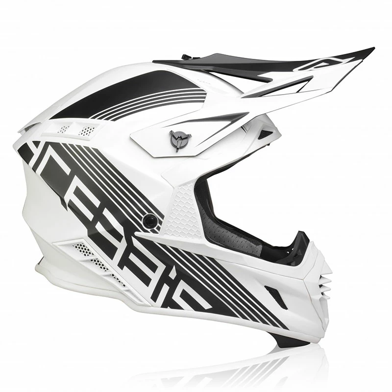 Best Pirce ✔️ Fiber Acerbis X Track Vtr Helmet Black White 😍 - Image 2