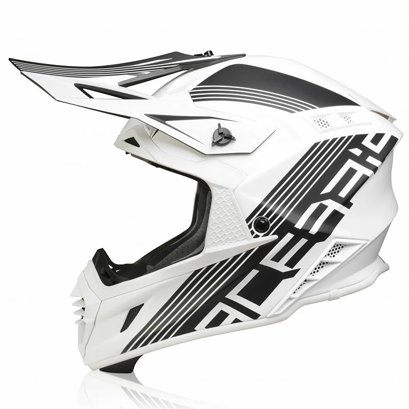 Best Pirce ✔️ Fiber Acerbis X Track Vtr Helmet Black White 😍 - Image 3