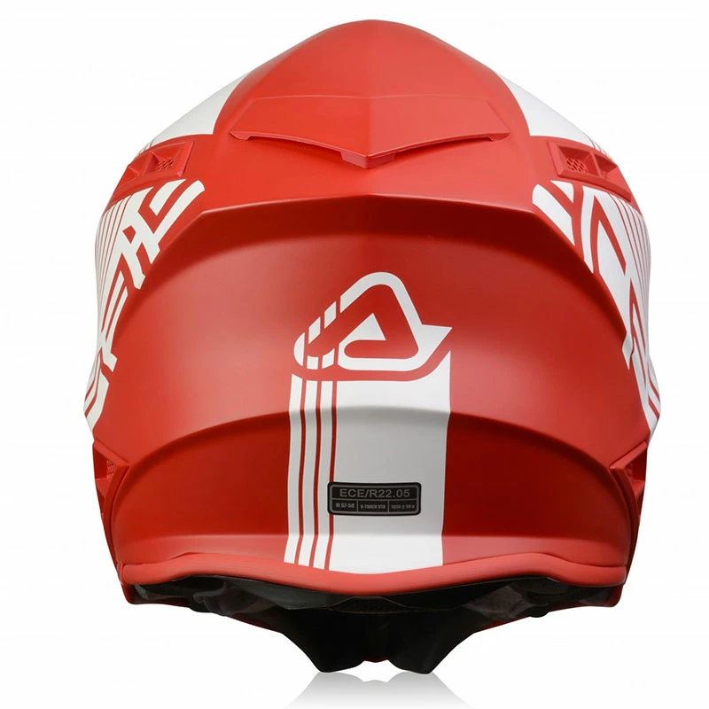 Deals ✨ Fiber Acerbis X Track Vtr Helmet Red White 👍 - Image 4