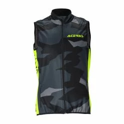 Cheapest 😀 Jackets Acerbis Softshell X-wind Vest Black Yellow 🤩